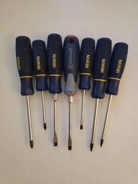 IRWIN Screwdriver Set + KOBALT Multi-Bit Screwdriver